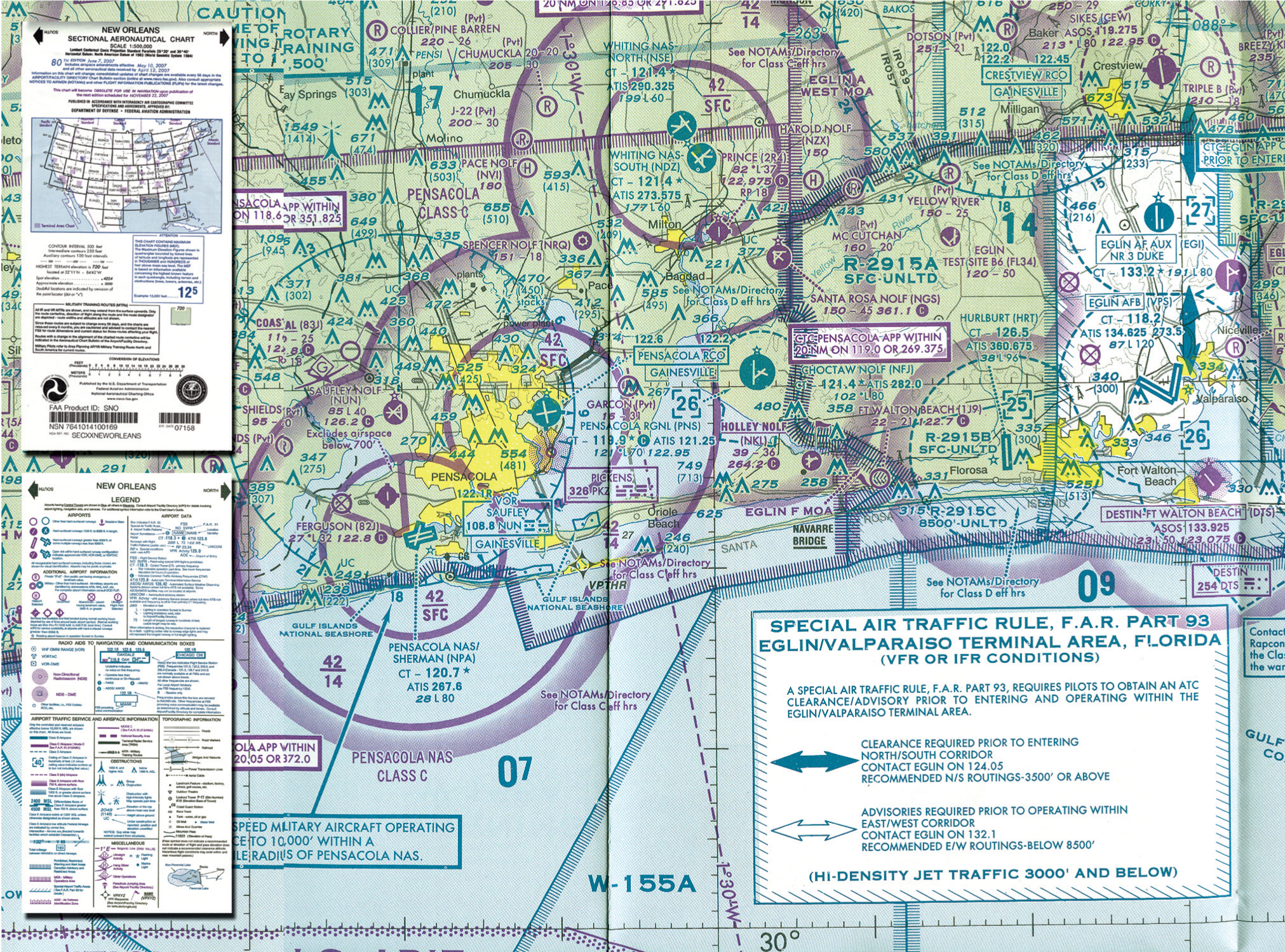 air navigation sectional charts