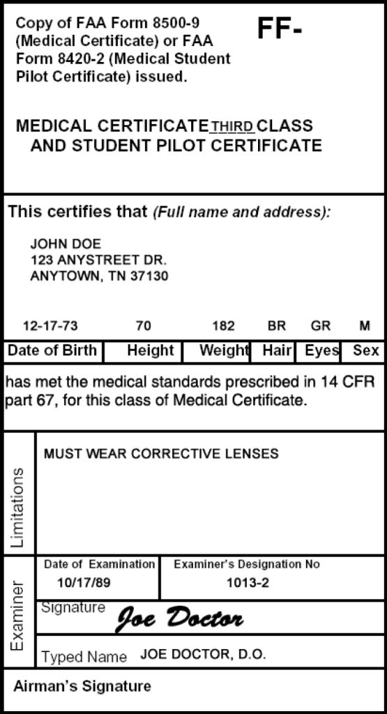 Regulations Medical Certificates Learn To Fly Blog Asa Aviation
