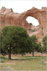 Window Rock, for which the capital of the Navajo Nation is named. 