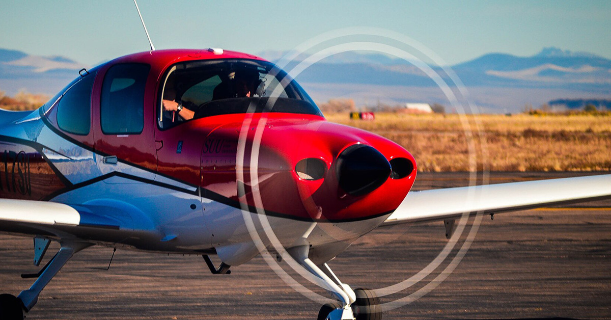 Inbound Southern Utah University Cirrus SR20