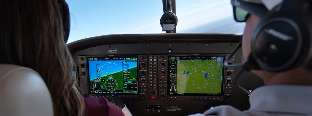 Certified flight instructor training new pilot
