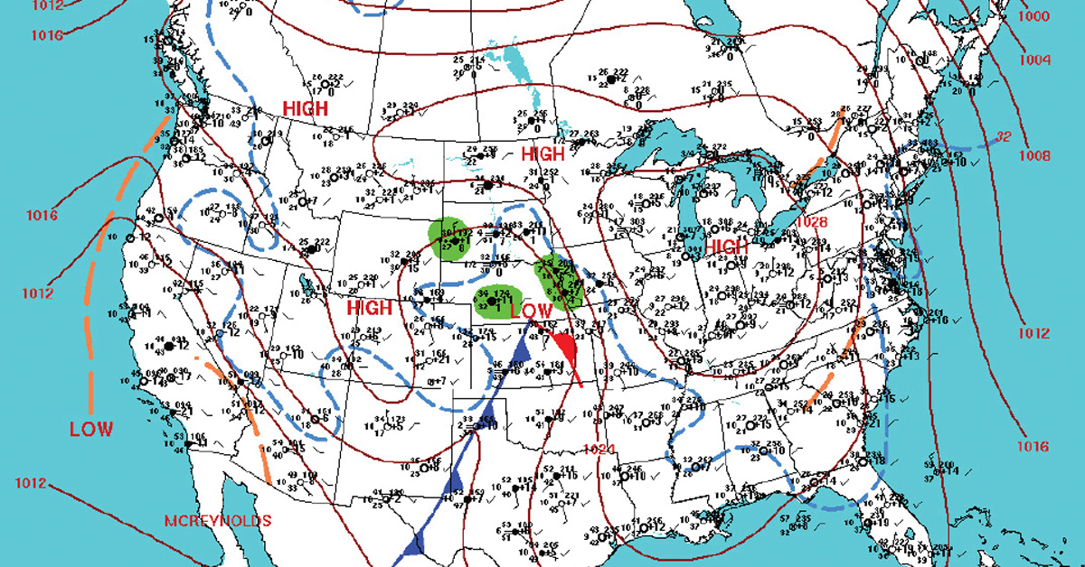 US Surface Analysis Chart