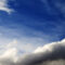 cloudscape against blue sky