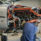 airplane mechanic at work