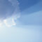 sun beam and blue sky