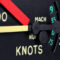analogue airspeed indicator of jet aircraft