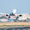 commercial airplane landing