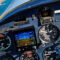 Altimeter and instruments panel in light aircraft