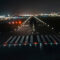 night runway approach