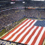 Colts stadium before the game in Indianapolis, Indiana