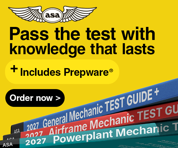 Yellow background, wings logo, ad copy